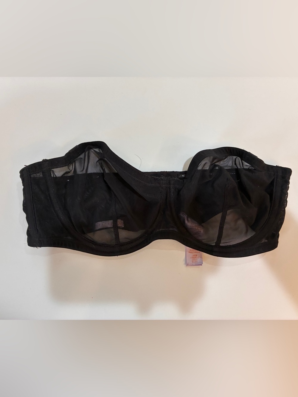 Black Sheer Underwire‎ Strapless Balconette Bra - Savage X Fenty